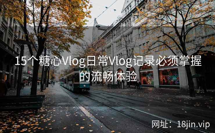 15个糖心Vlog日常Vlog记录必须掌握的流畅体验