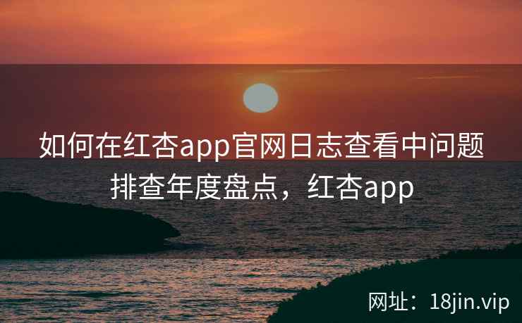 如何在红杏app官网日志查看中问题排查年度盘点，红杏app  第2张