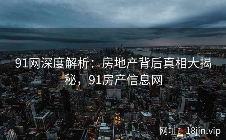 91网深度解析：房地产背后真相大揭秘，91房产信息网  第2张