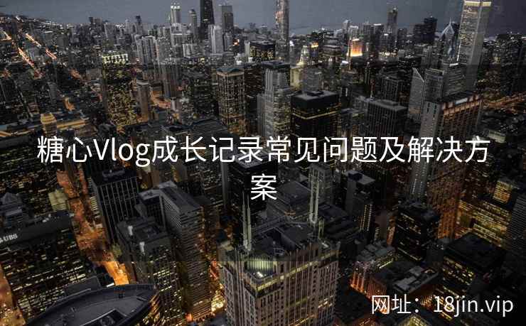 糖心Vlog成长记录常见问题及解决方案  第2张