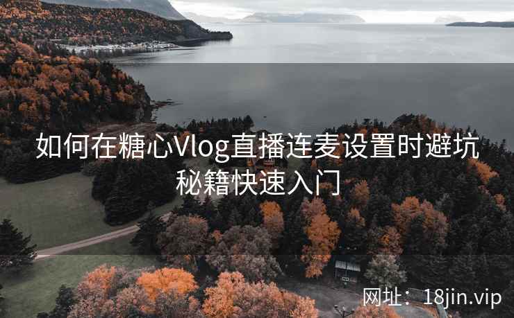 如何在糖心Vlog直播连麦设置时避坑秘籍快速入门