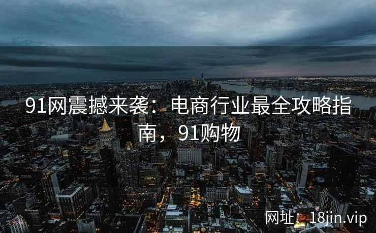 91网震撼来袭：电商行业最全攻略指南，91购物