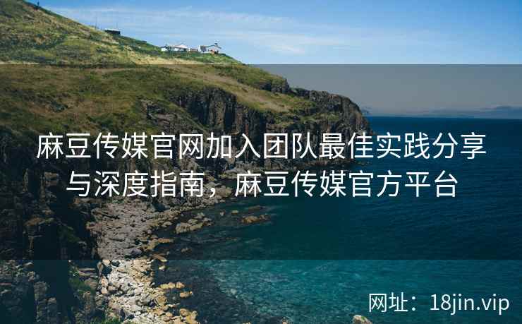 麻豆传媒官网加入团队最佳实践分享与深度指南，麻豆传媒官方平台