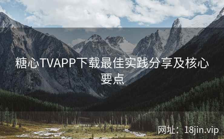 糖心TVAPP下载最佳实践分享及核心要点
