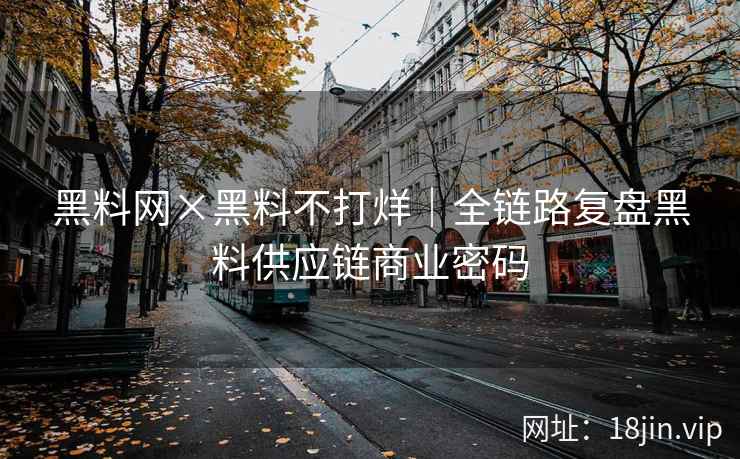 黑料网×黑料不打烊｜全链路复盘黑料供应链商业密码  第2张