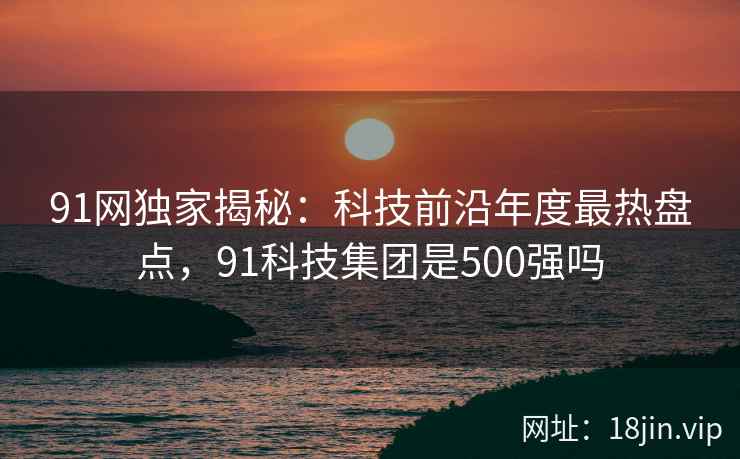 91网独家揭秘：科技前沿年度最热盘点，91科技集团是500强吗  第2张