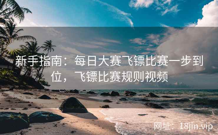 新手指南：每日大赛飞镖比赛一步到位，飞镖比赛规则视频  第2张