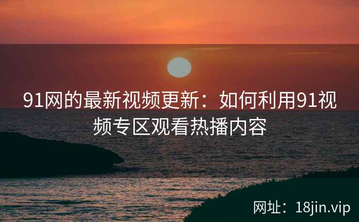 91网的最新视频更新：如何利用91视频专区观看热播内容  第2张